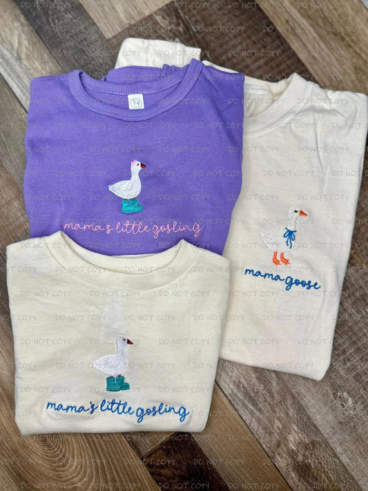 Mama goose & Mama’s little gosling